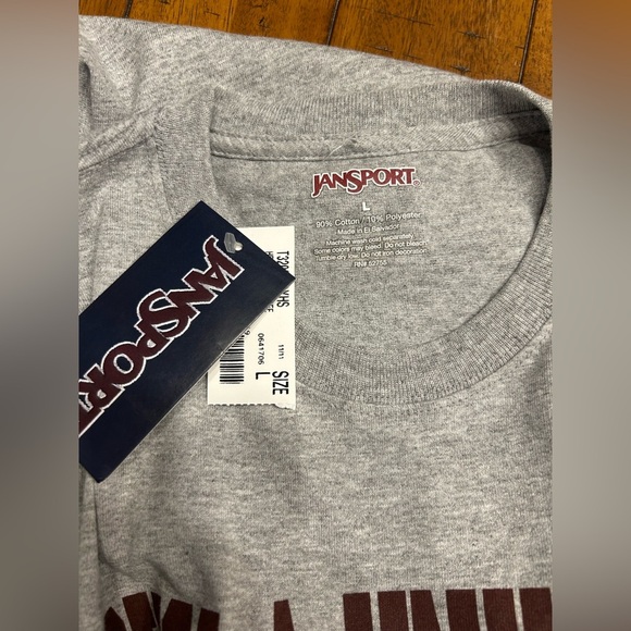 *NWT* Jansport Loyola University New Orleans College of Law T-Shirt, Sz L, Gray - Picture 5 of 6